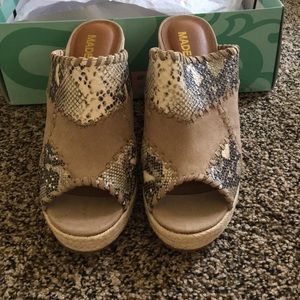 Brand new* MADELINE girl wedges